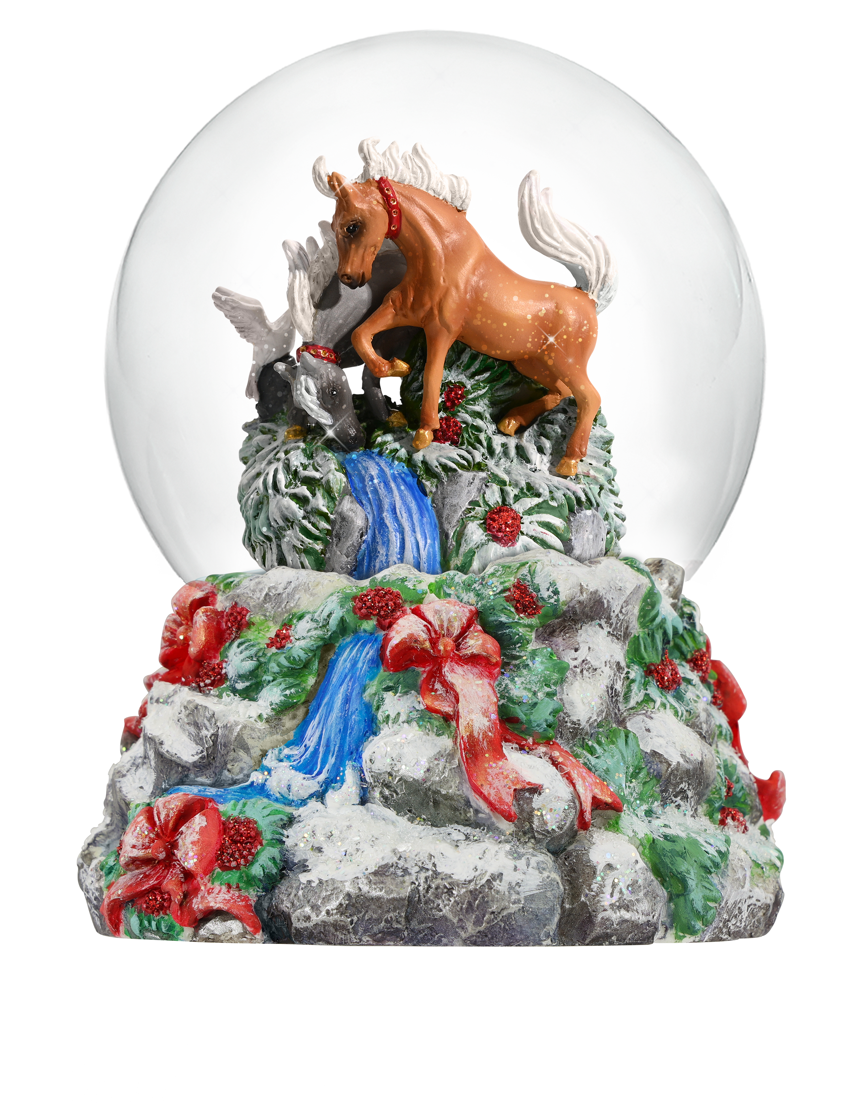 Breyer 2024 Christmas Winter Wonderland Snow Globe #700245